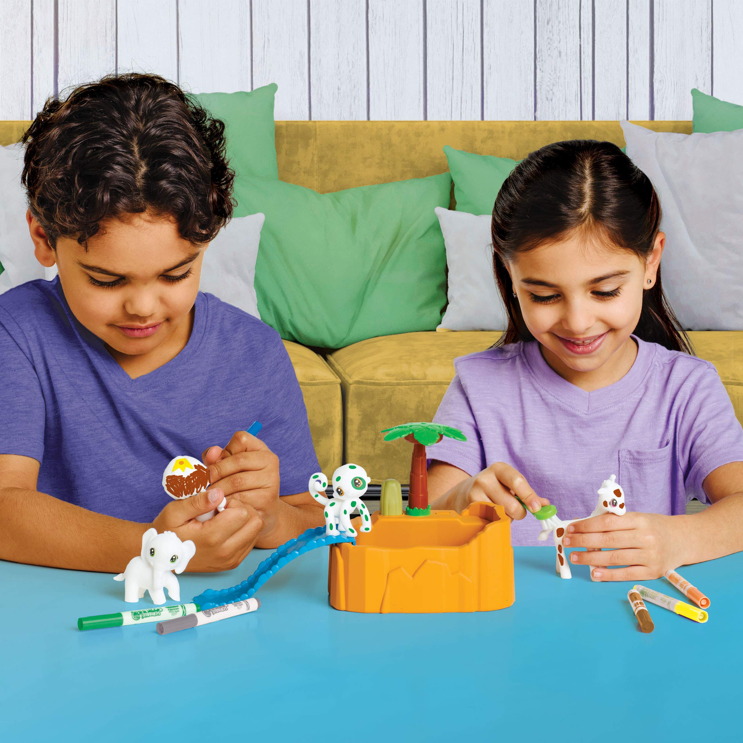 Crayola Scribble Scrubbie Safari Animals Tub Set, Color & Wash Creative Toy, Gift for Kids, Age 3, 4, 5, 6 5 Crayola Scribble Scrubbie Safari Animals Tub Set, Color & Wash Creative Toy, Gift for Kids, Age 3, 4, 5, 6