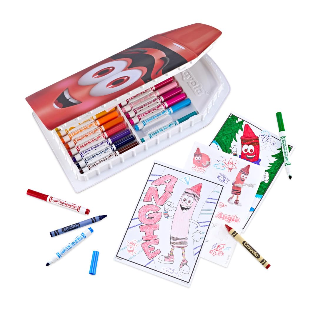 Crayola Coloring Set with Limited Edition Red Art Case, Limited Edition Crayons, 50+ Pieces, Gifts for Kids 3 Crayola Coloring Set with Limited Edition Red Art Case, Limited Edition Crayons, 50+ Pieces, Gifts for Kids