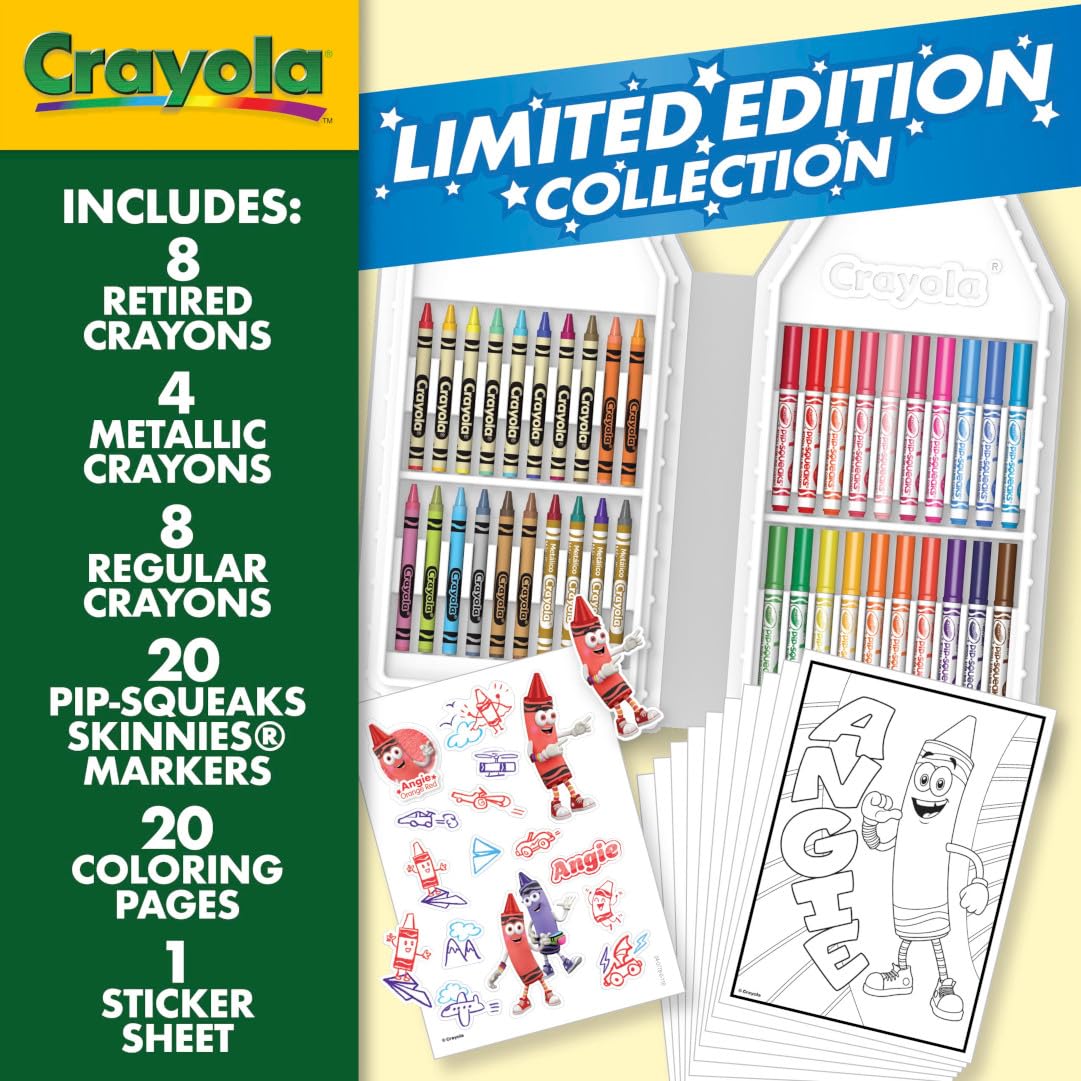 Crayola Coloring Set with Limited Edition Red Art Case, Limited Edition Crayons, 50+ Pieces, Gifts for Kids 5 Crayola Coloring Set with Limited Edition Red Art Case, Limited Edition Crayons, 50+ Pieces, Gifts for Kids