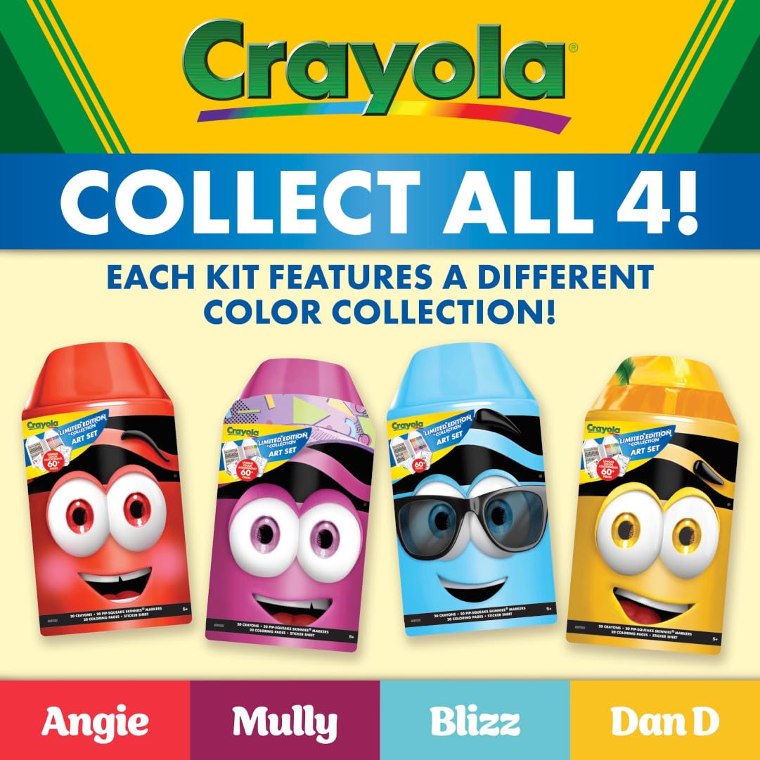 Crayola Coloring Set with Limited Edition Red Art Case, Limited Edition Crayons, 50+ Pieces, Gifts for Kids 6 Crayola Coloring Set with Limited Edition Red Art Case, Limited Edition Crayons, 50+ Pieces, Gifts for Kids