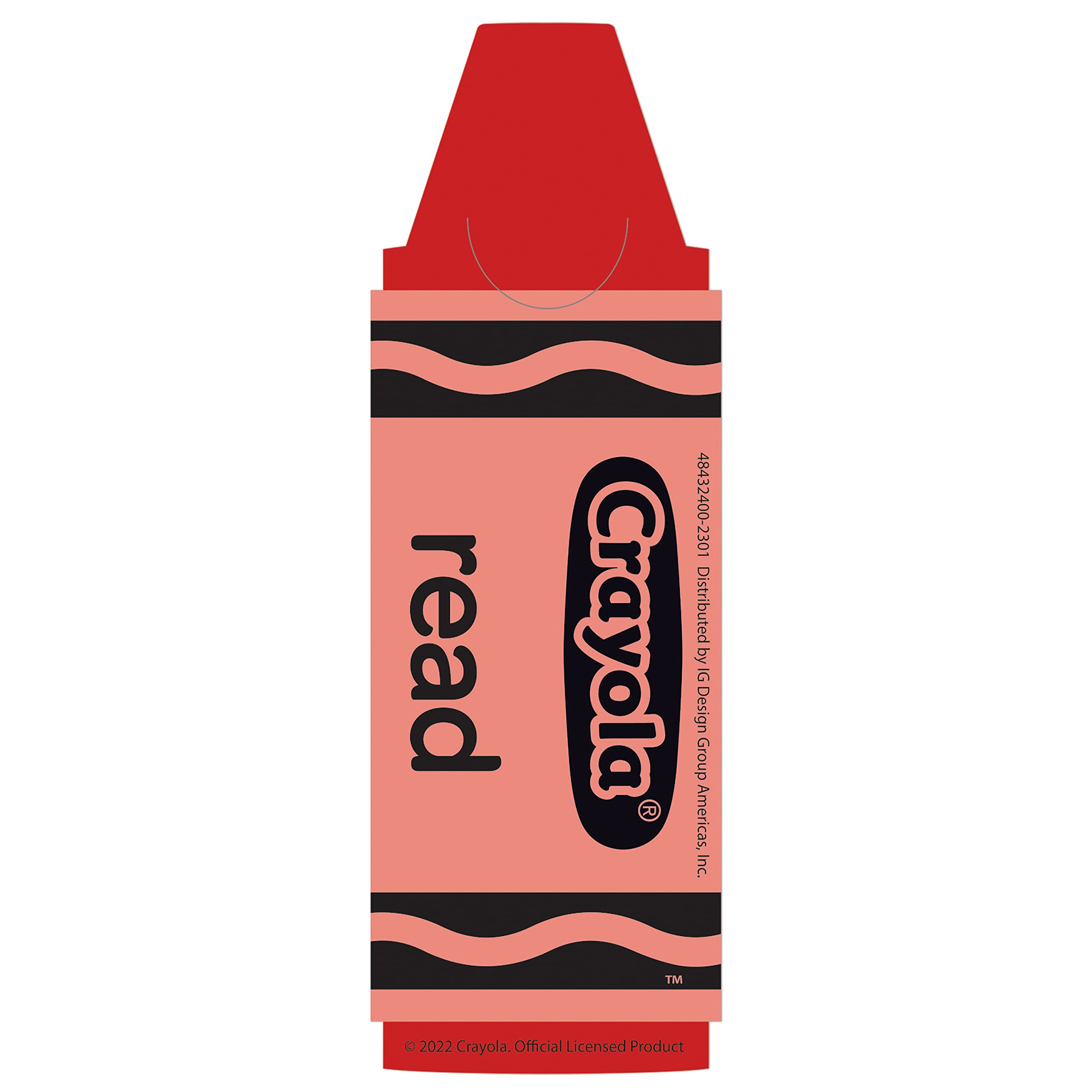 Eureka Crayola Colorful and Motivational Bookmarks for Students and Teachers, 2" x 6", 36 Pieces