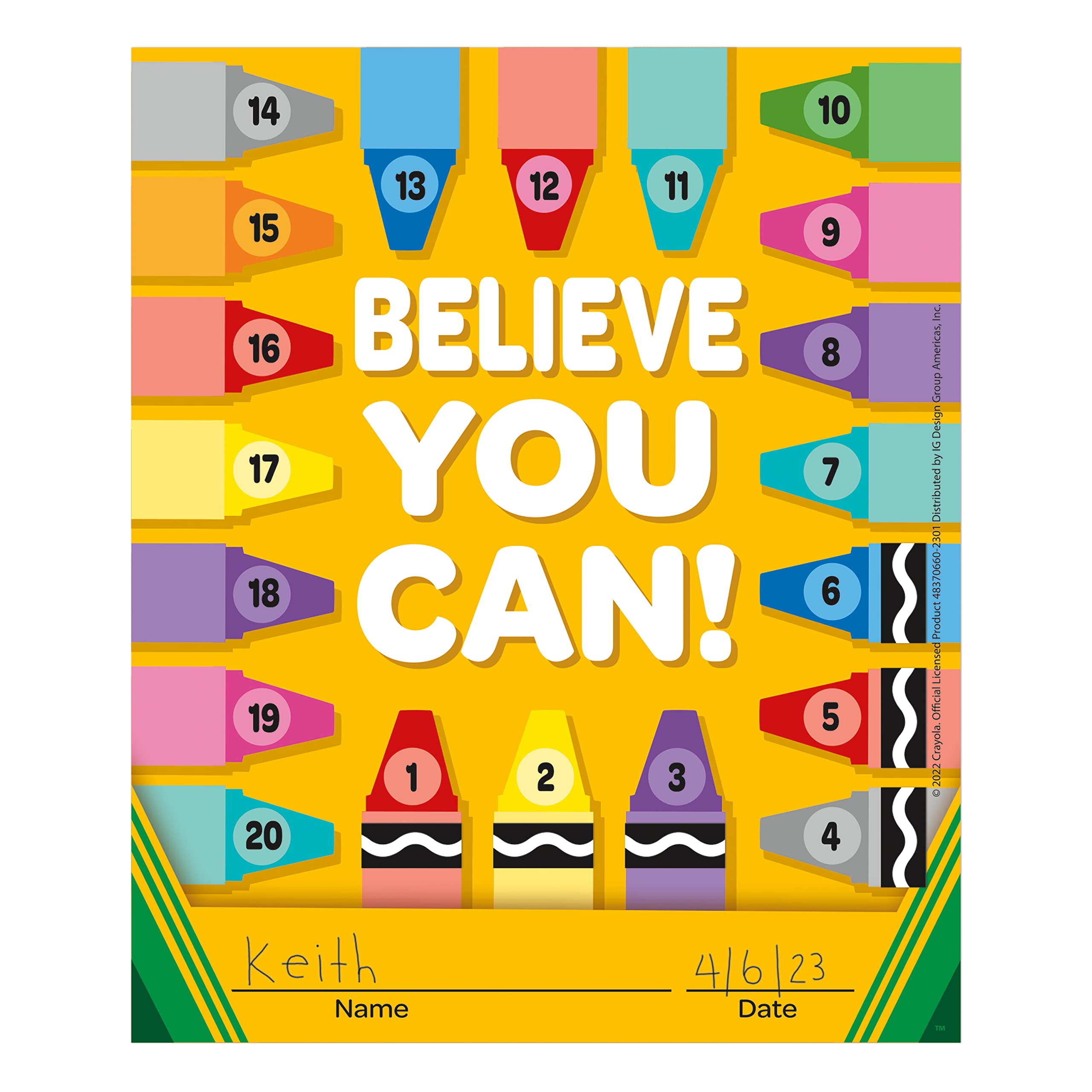 Eureka Crayola Mini Student Sticker Reward Charts for School or Home, 5" x 6", 36 Charts and Over 700 Stickers 5 Eureka Crayola Mini Student Sticker Reward Charts for School or Home, 5" x 6", 36 Charts and Over 700 Stickers