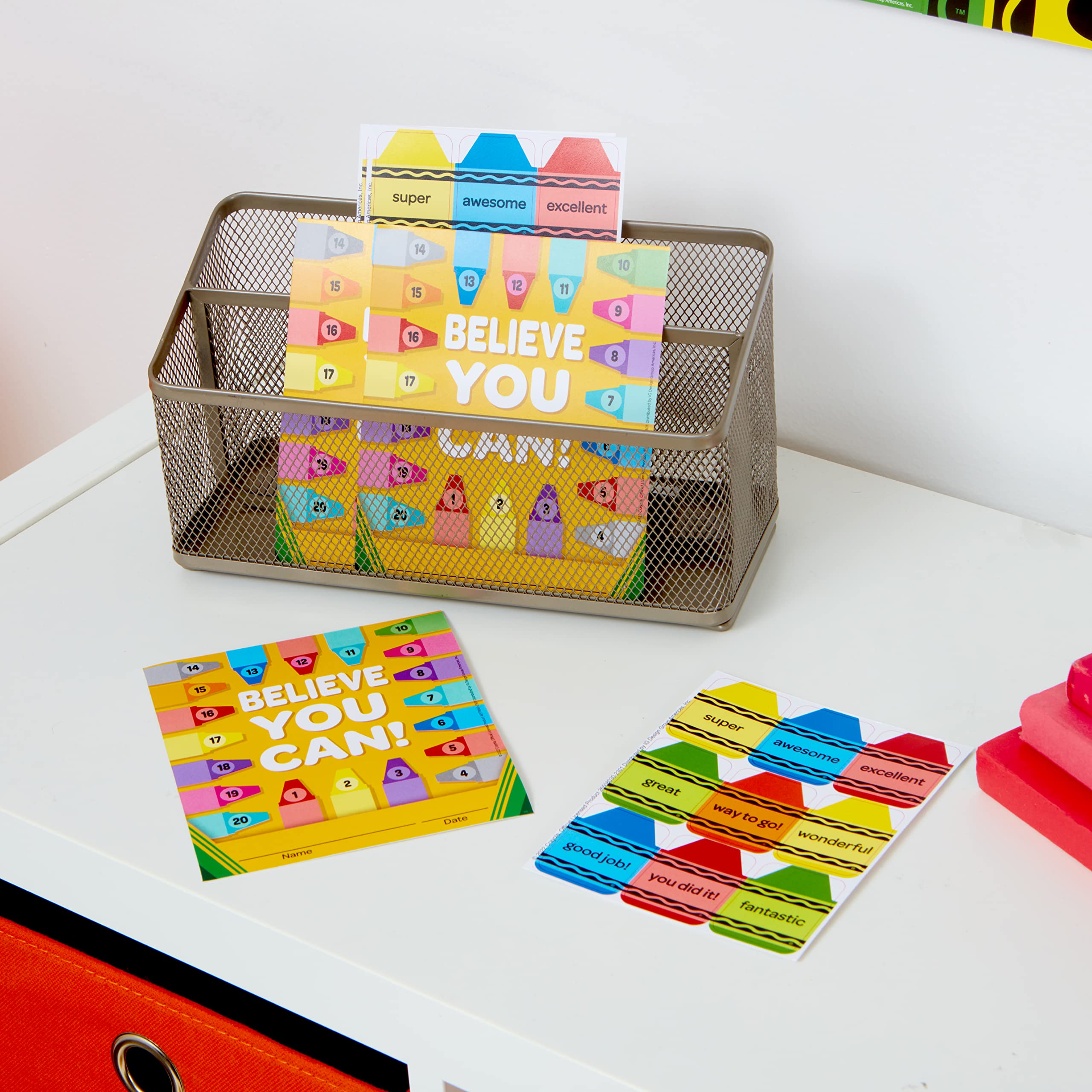 Eureka Crayola Mini Student Sticker Reward Charts for School or Home, 5" x 6", 36 Charts and Over 700 Stickers 7 Eureka Crayola Mini Student Sticker Reward Charts for School or Home, 5" x 6", 36 Charts and Over 700 Stickers