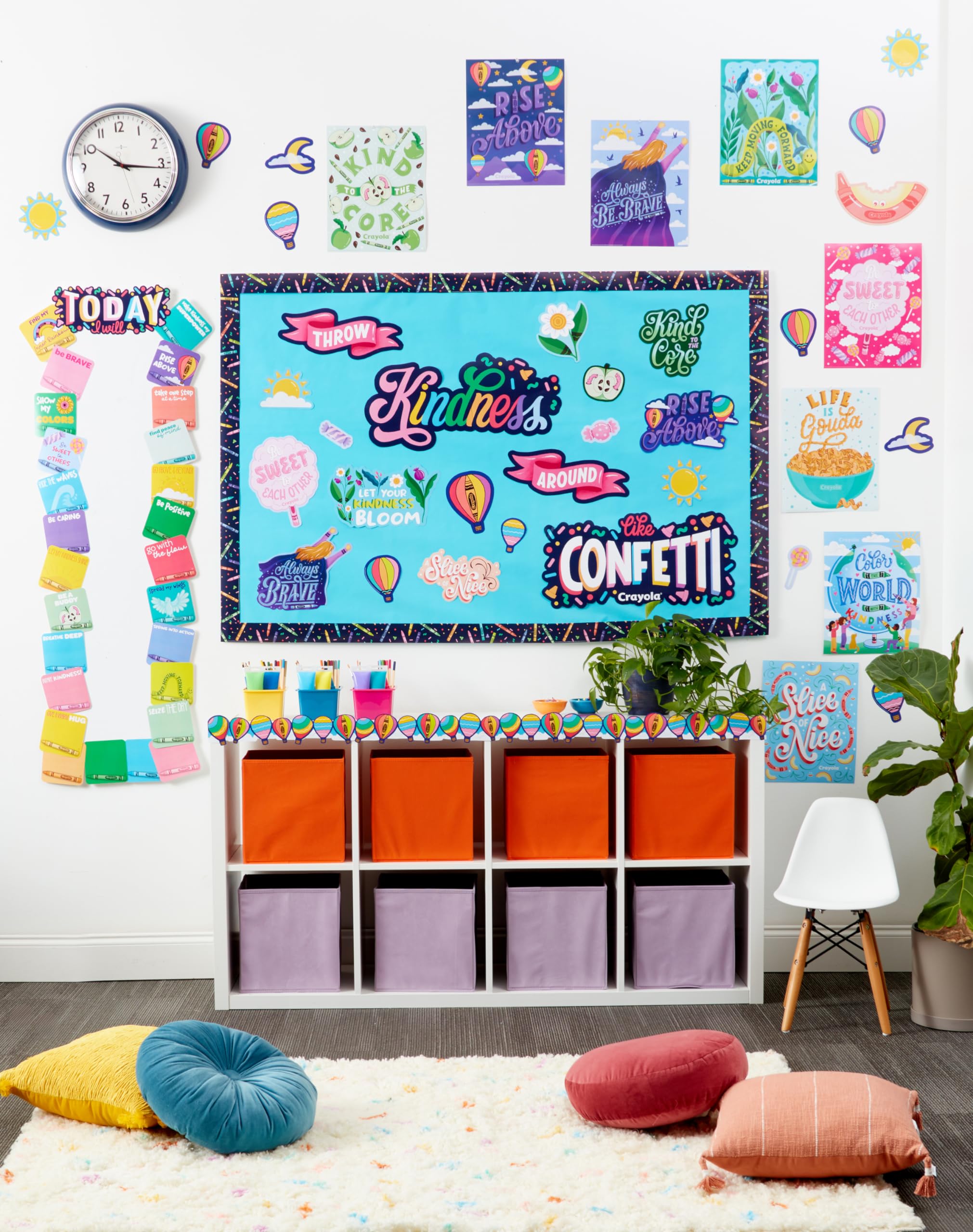 Eureka Crayola Colors of Kindness Classroom Bulletin Board Set for Teachers, 21 Pieces 7 Eureka Crayola Colors of Kindness Classroom Bulletin Board Set for Teachers, 21 Pieces