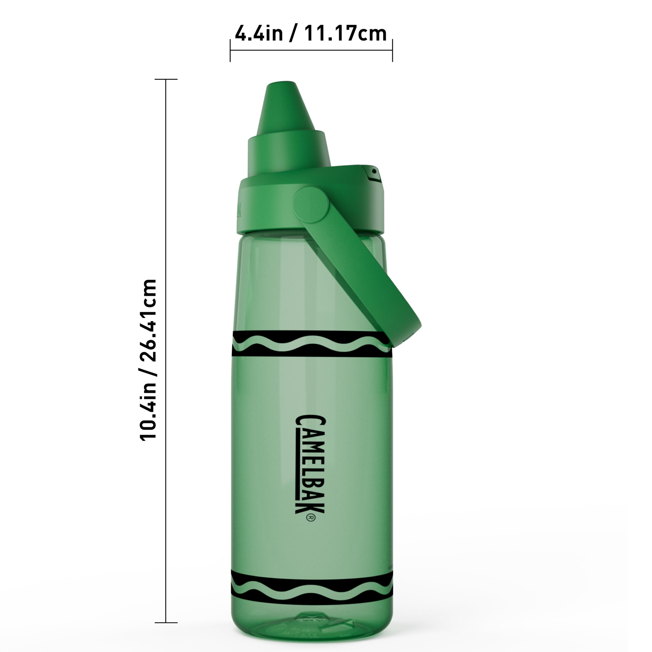 CamelBak Crayola Chug Tritan Renew Water Bottle Green, 25oz 3 CamelBak Crayola Chug Tritan Renew Water Bottle Green, 25oz