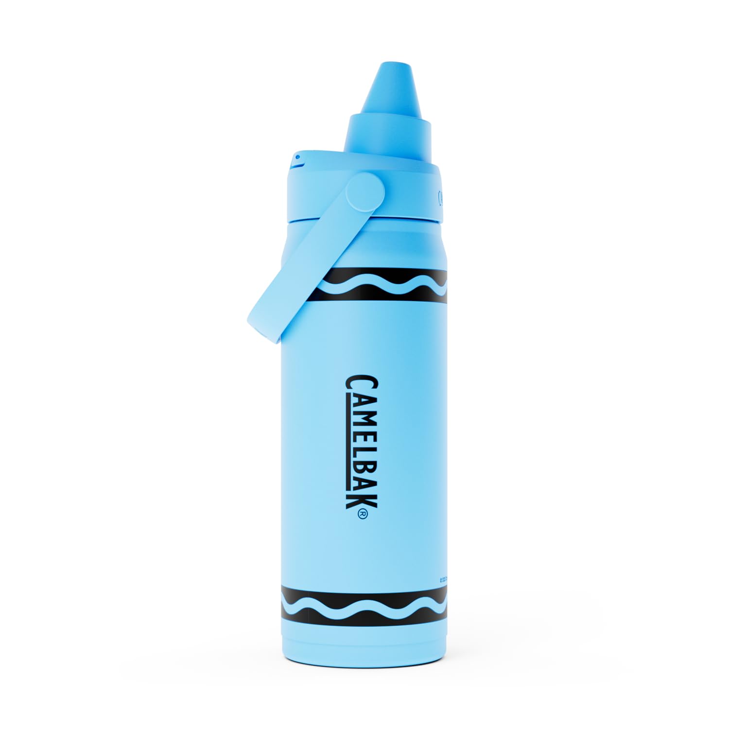 CamelBak Crayola Chug Stainless Steel Water Bottle Sky Blue, 16oz