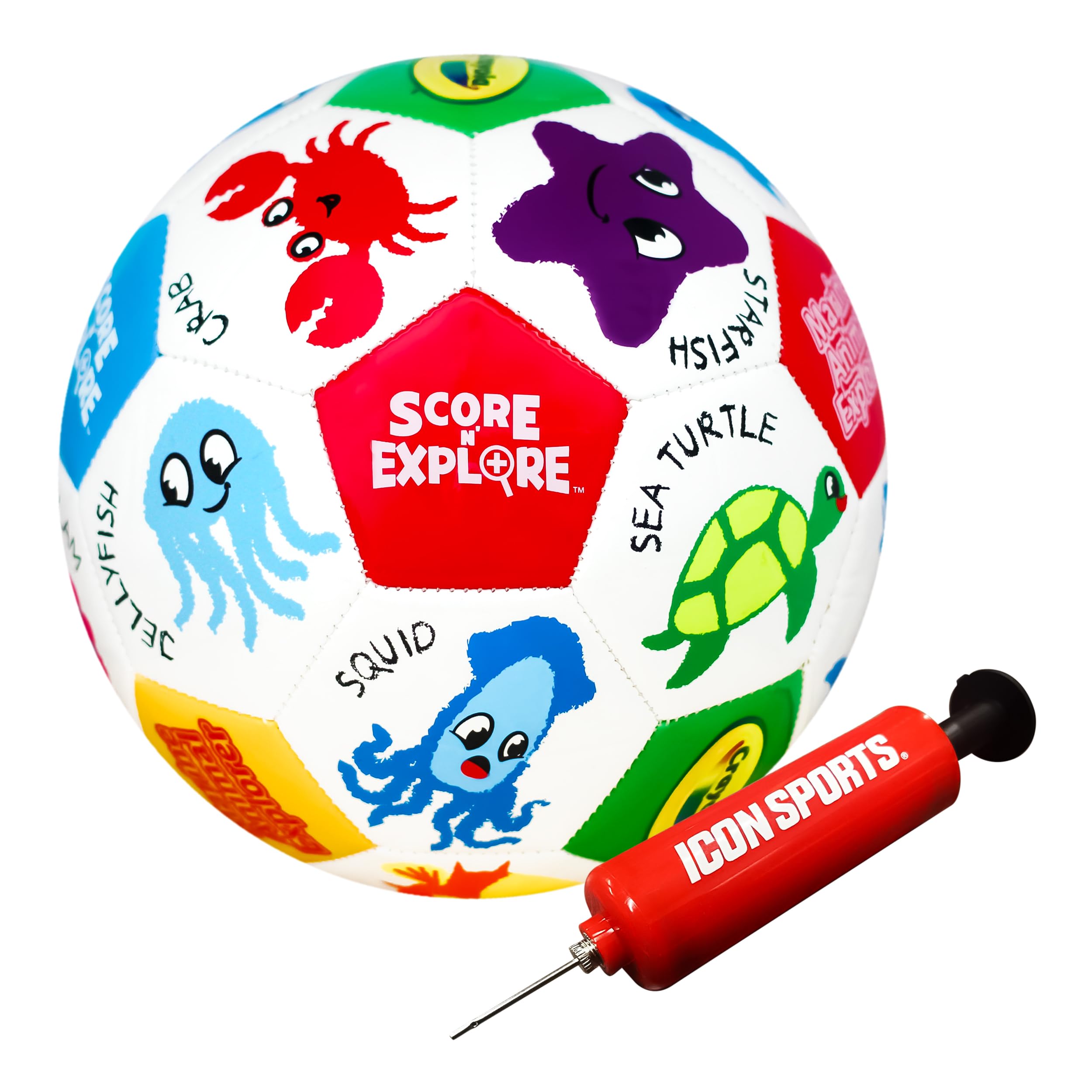 Crayola Official Soccer Ball - Unisex Kids - Marine Size 5