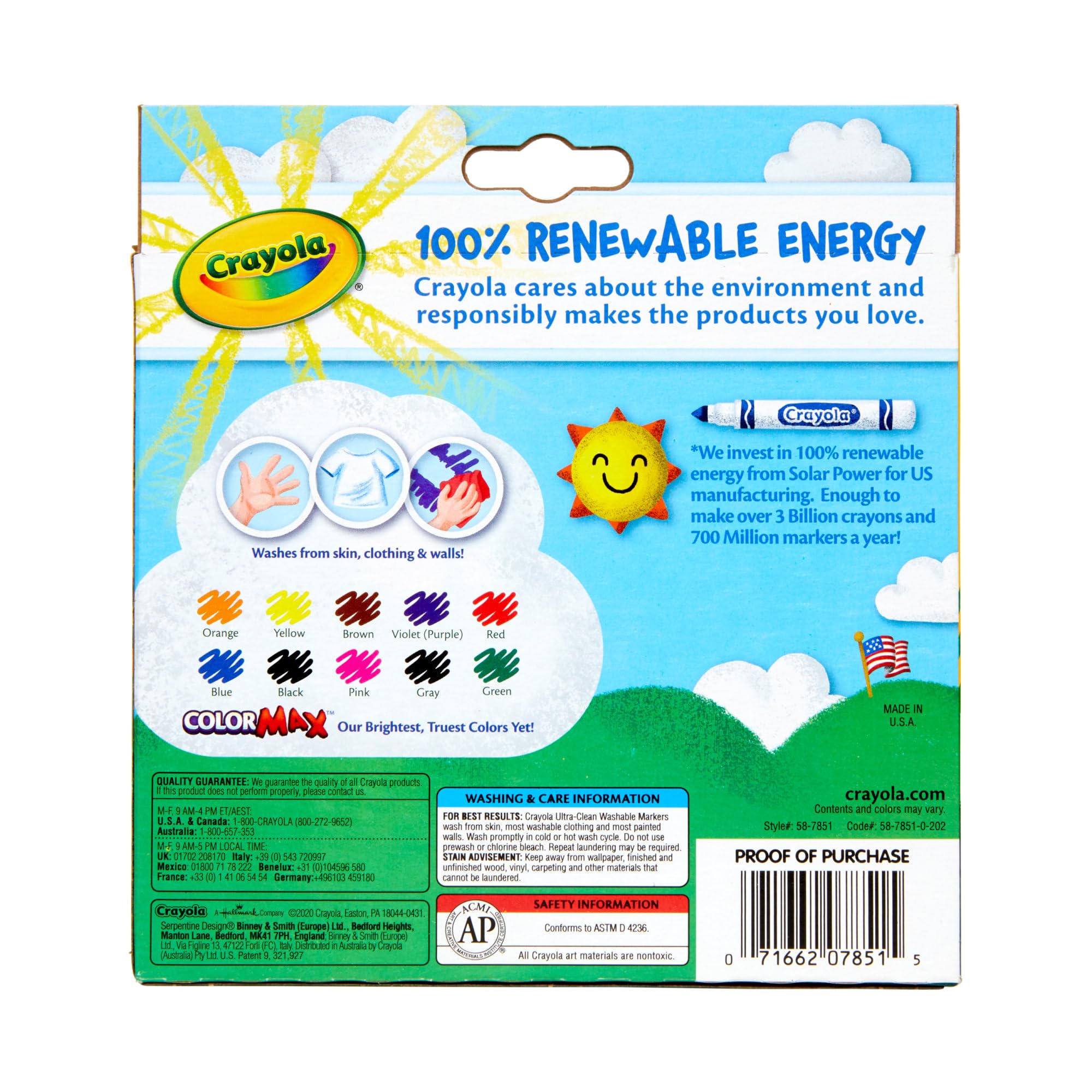 Crayola Broad Line Markers 10ct
