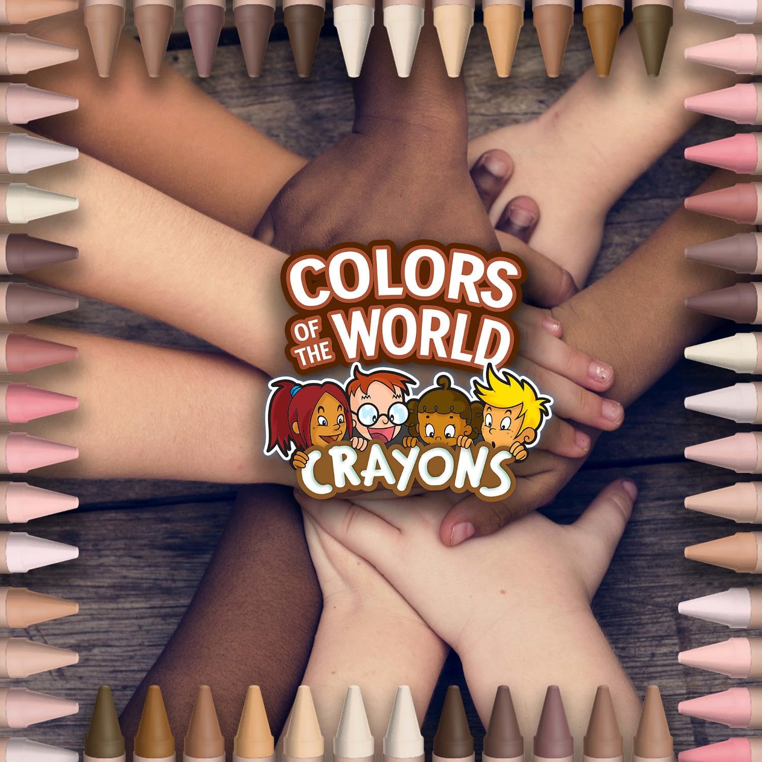 Crayola Bulk Crayon Set, Colors of The World, Multicultural Crayons, School Supplies, 6 Sets of 24 Colors 6 Crayola Bulk Crayon Set, Colors of The World, Multicultural Crayons, School Supplies, 6 Sets of 24 Colors