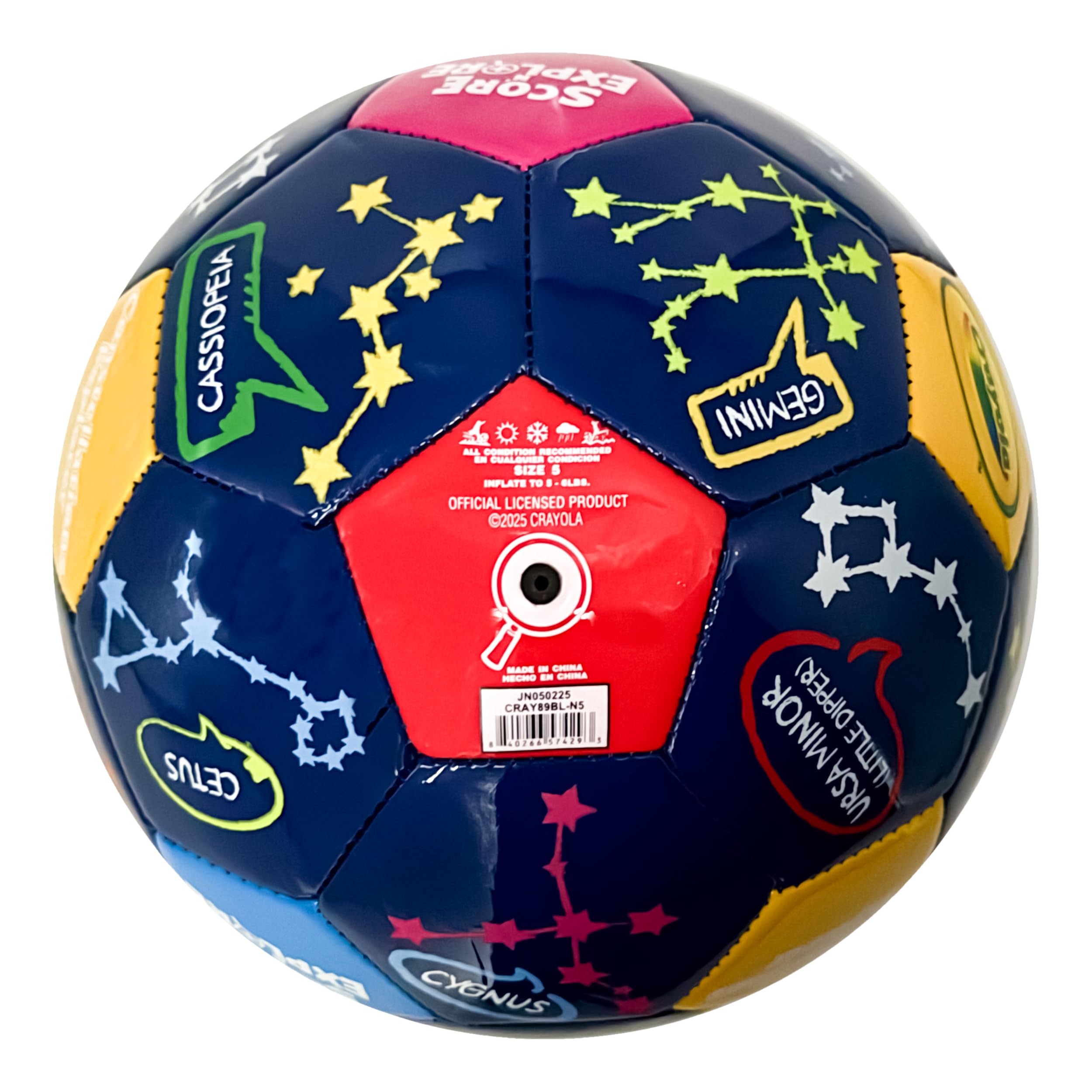 Crayola Official Soccer Ball - Unisex Kids - Constellation Size 5