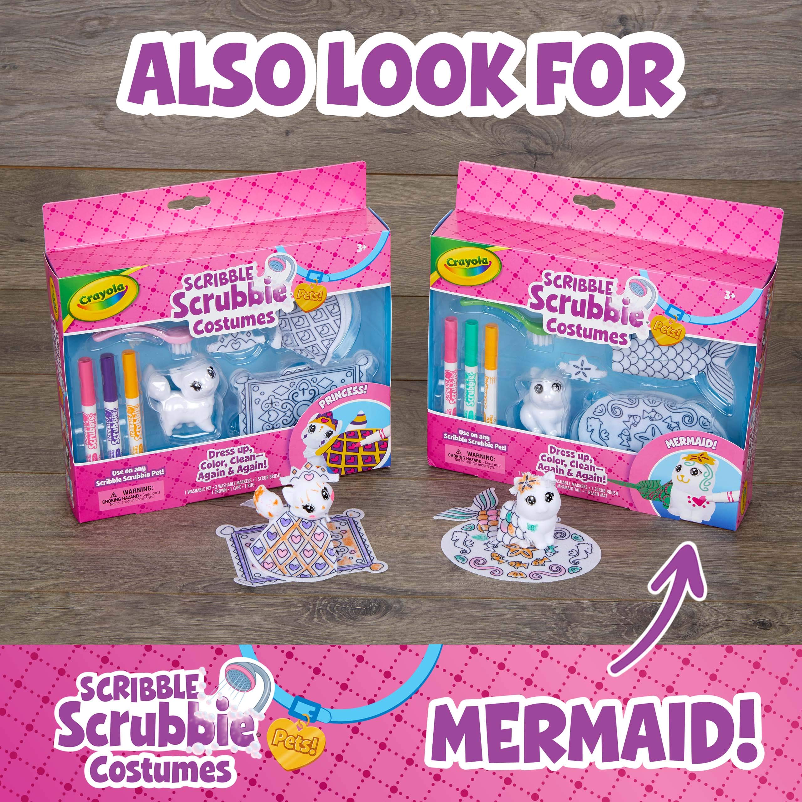 Crayola Scribble Scrubbie Pets Princess Playset, Kids Toys, Gift for Girls & Boys 7 Crayola Scribble Scrubbie Pets Princess Playset, Kids Toys, Gift for Girls & Boys