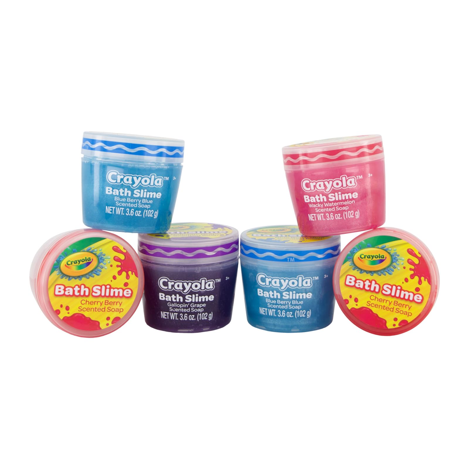 Crayola Bath Slime Scented Soap 4 Colors and Scents (6 Pack)