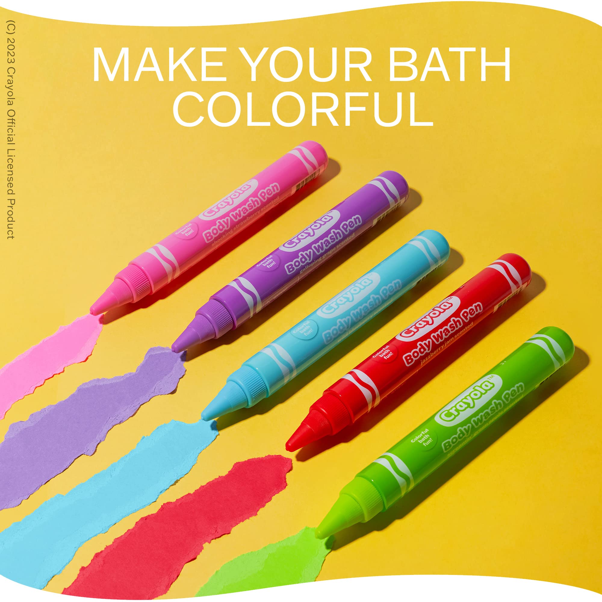 Crayola Taste Beauty Bathtub Bodywash Pens, Kids’ Bath Toys per Pack (3 pcs bundle), Adult Supervision Recommended 4 Crayola Taste Beauty Bathtub Bodywash Pens, Kids’ Bath Toys per Pack (3 pcs bundle), Adult Supervision Recommended