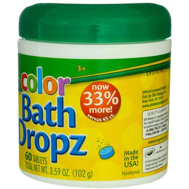 Crayola Bath Dropz 3.59 oz 60 Tablets (Pack of 2) 8 Crayola Bath Dropz 3.59 oz 60 Tablets (Pack of 2)