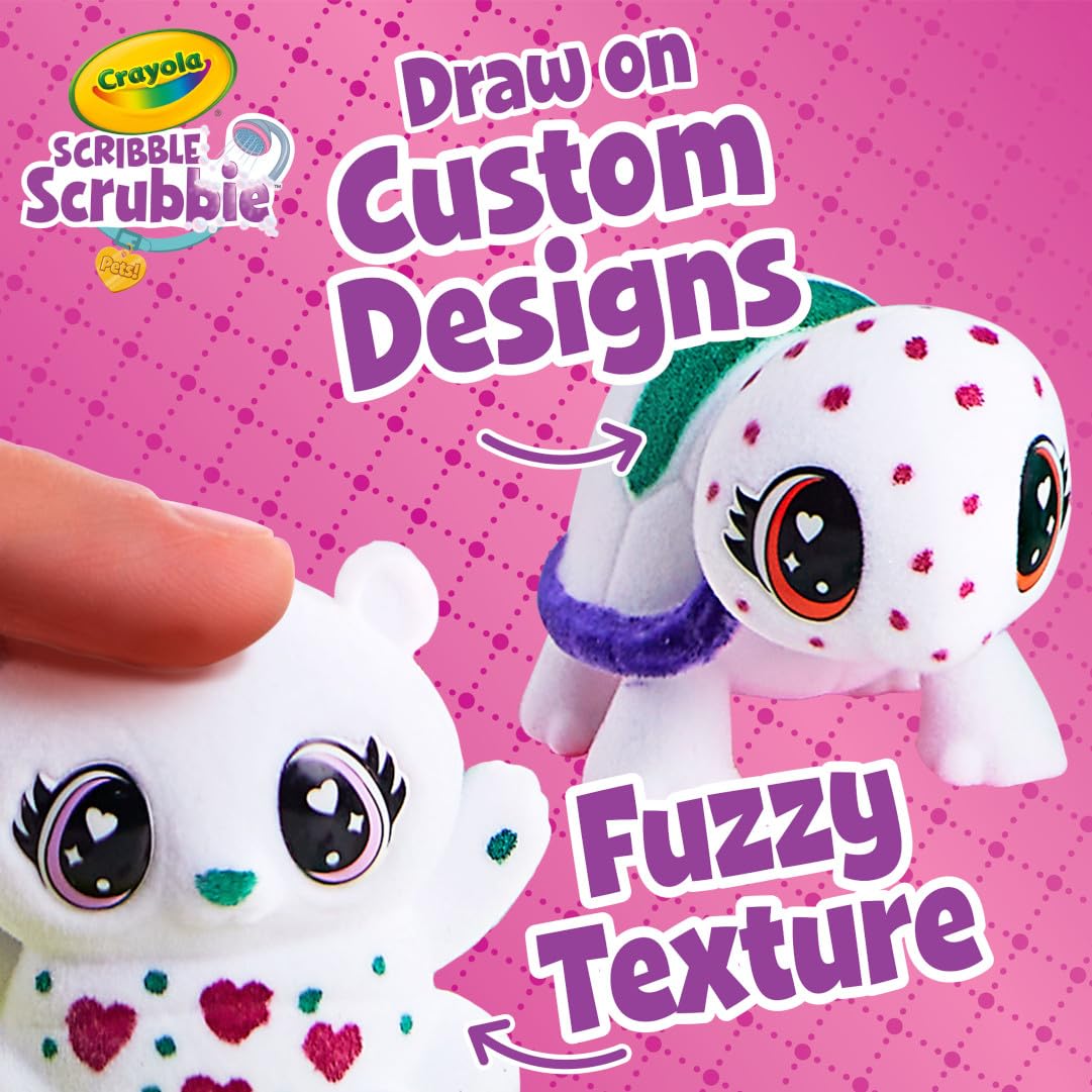 Crayola Scribble Scrubbie Pets Mega Set (25+ pcs), Reusable Pet Care Toy, Toys for Girls & Boys, Gift for Kids, Ages 3, 4, 5 6 Crayola Scribble Scrubbie Pets Mega Set (25+ pcs), Reusable Pet Care Toy, Toys for Girls & Boys, Gift for Kids, Ages 3, 4, 5