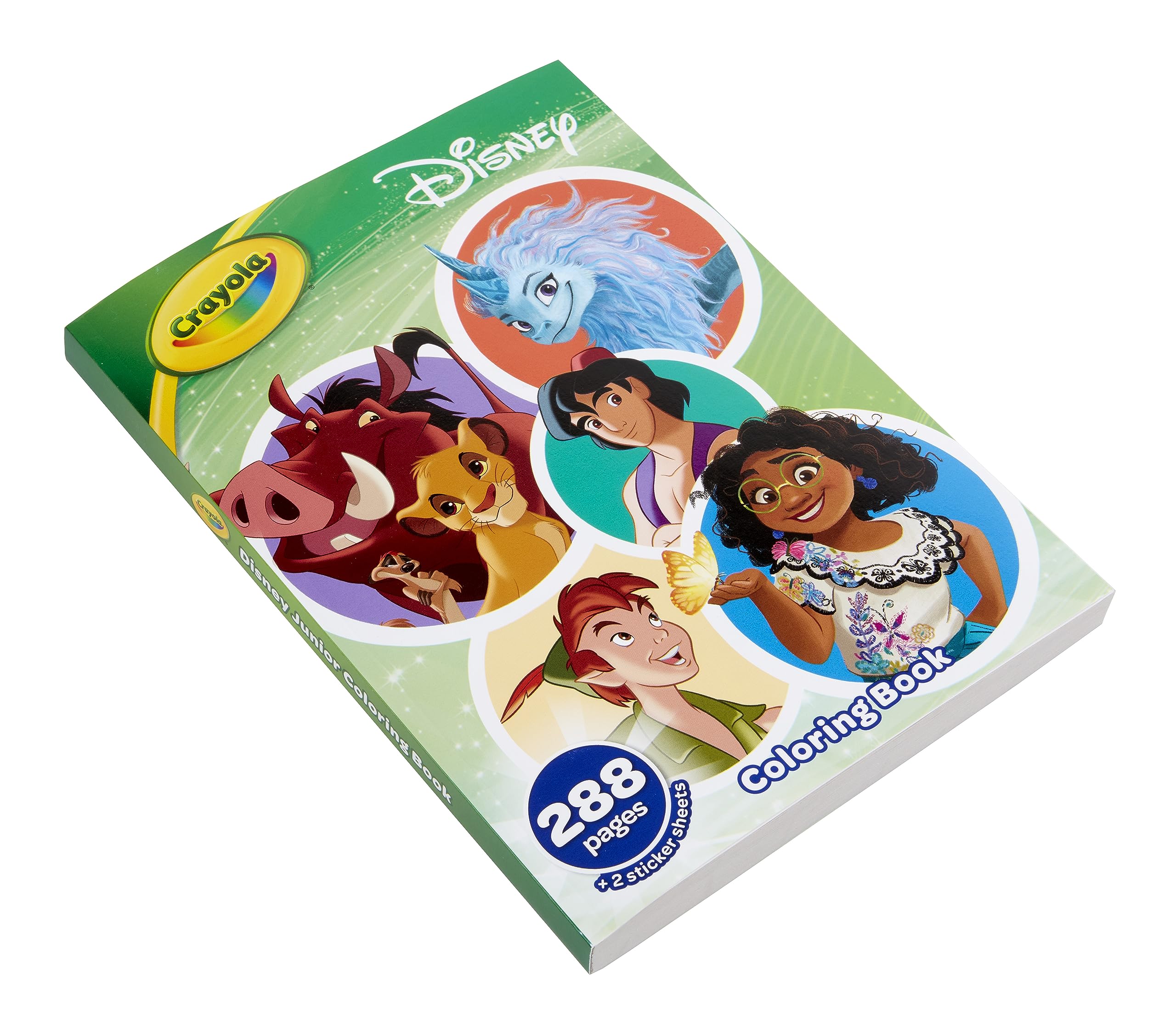 Crayola Coloring Book, Big Book of Disney Animation, 288 Coloring Pages, Gift for Kids, Age 3, 4, 5, 6
