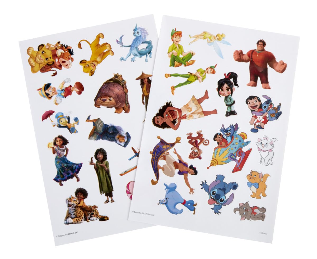 Crayola Coloring Book, Big Book of Disney Animation, 288 Coloring Pages, Gift for Kids, Age 3, 4, 5, 6
